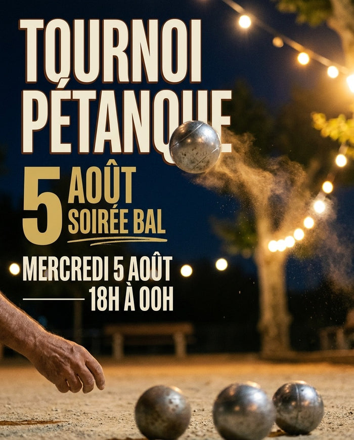 Tournoi de pétanque · club